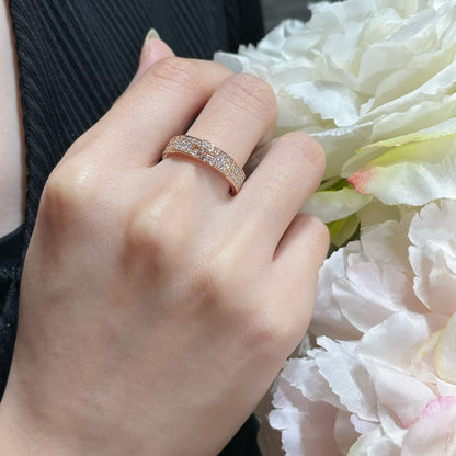 [BloomBling]KELLY PINK GOLD DIAMOND RING