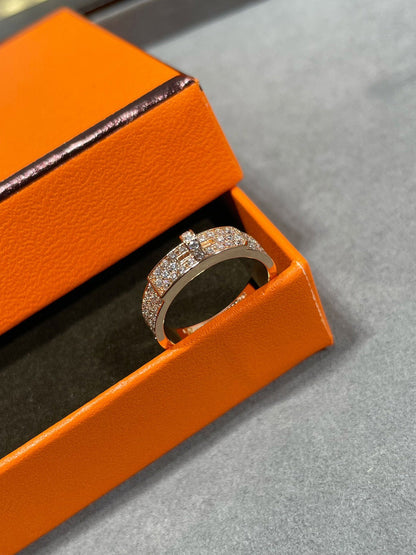 [BloomBling]KELLY PINK GOLD DIAMOND RING
