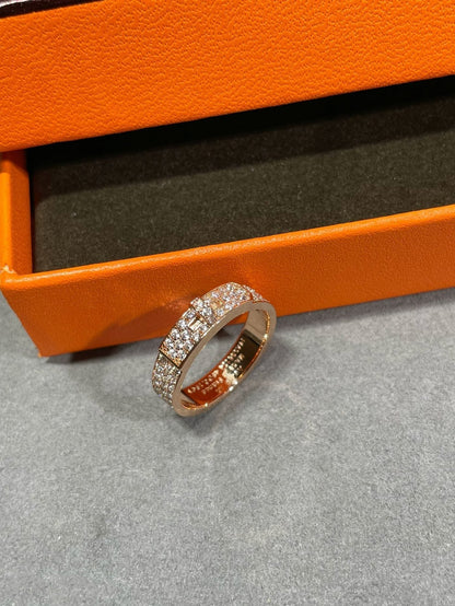 [BloomBling]KELLY PINK GOLD DIAMOND RING