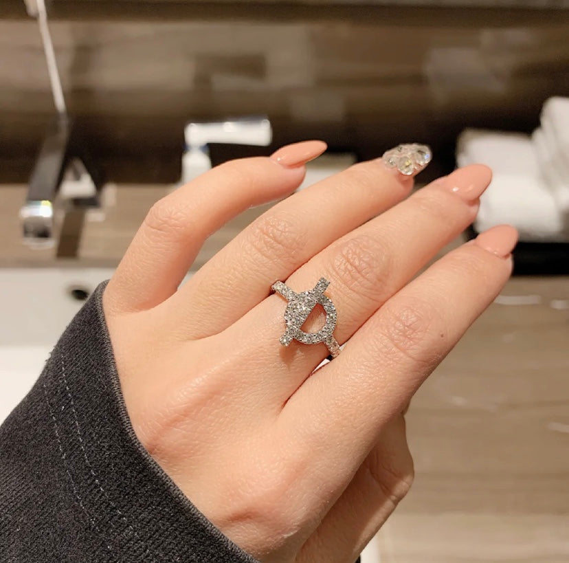 [BloomBling]ECHAPPEE RING SILVER DIAMOND