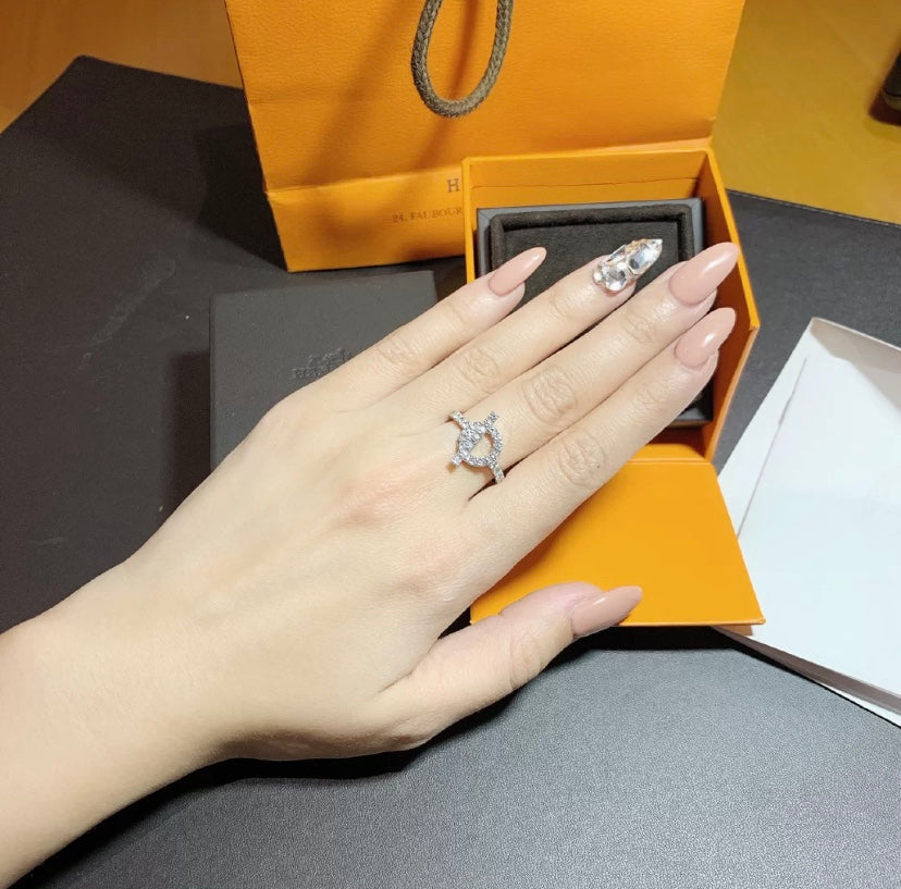 [BloomBling]ECHAPPEE RING SILVER DIAMOND