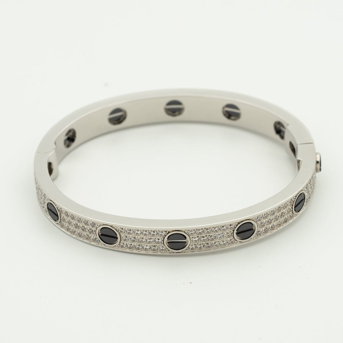 [BloomBling]LOVE BRACELET 6.1MM DIAMOND-PAVED CERAMIC