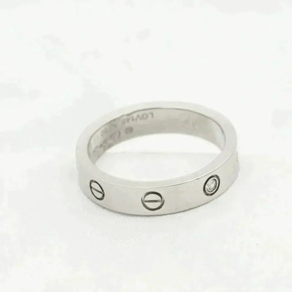 [BloomBling]LOVE RING 4MM 1 DIAMOND SILVER