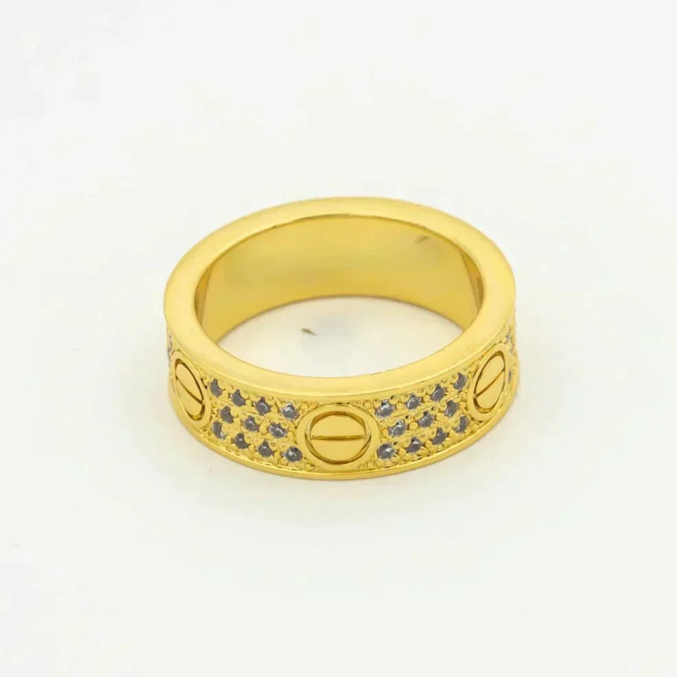 [BloomBling]LOVE RING 5.5MM DIAMONDS PAVED