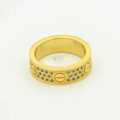 [BloomBling]LOVE RING 5.5MM DIAMONDS PAVED