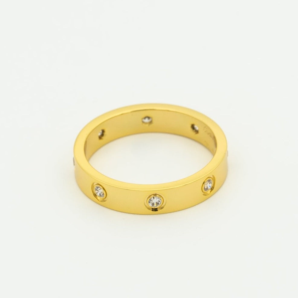 [BloomBling]LOVE RING 3.6MM 8 DIAMONDS