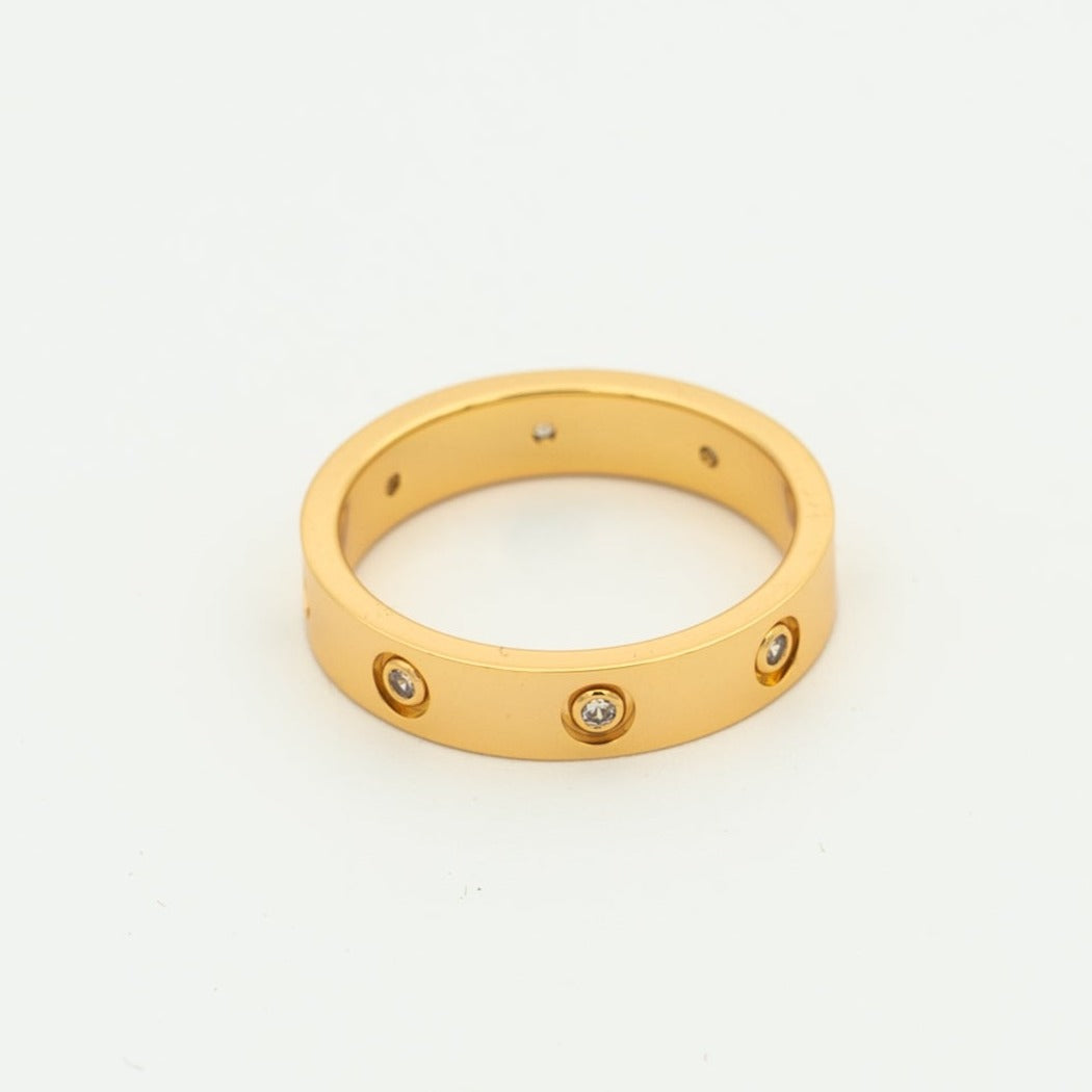 [BloomBling]LOVE RING 3.6MM 8 DIAMONDS