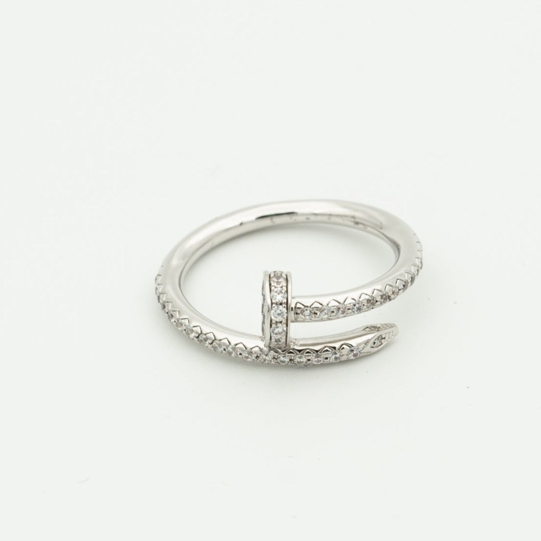 [BloomBling]JUSTE RING 1.8MM SILVER DIAMONDS