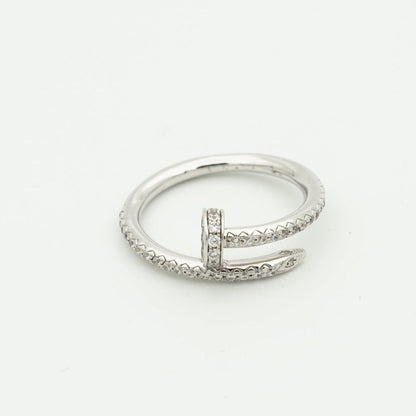 [BloomBling]JUSTE RING 1.8MM SILVER DIAMONDS