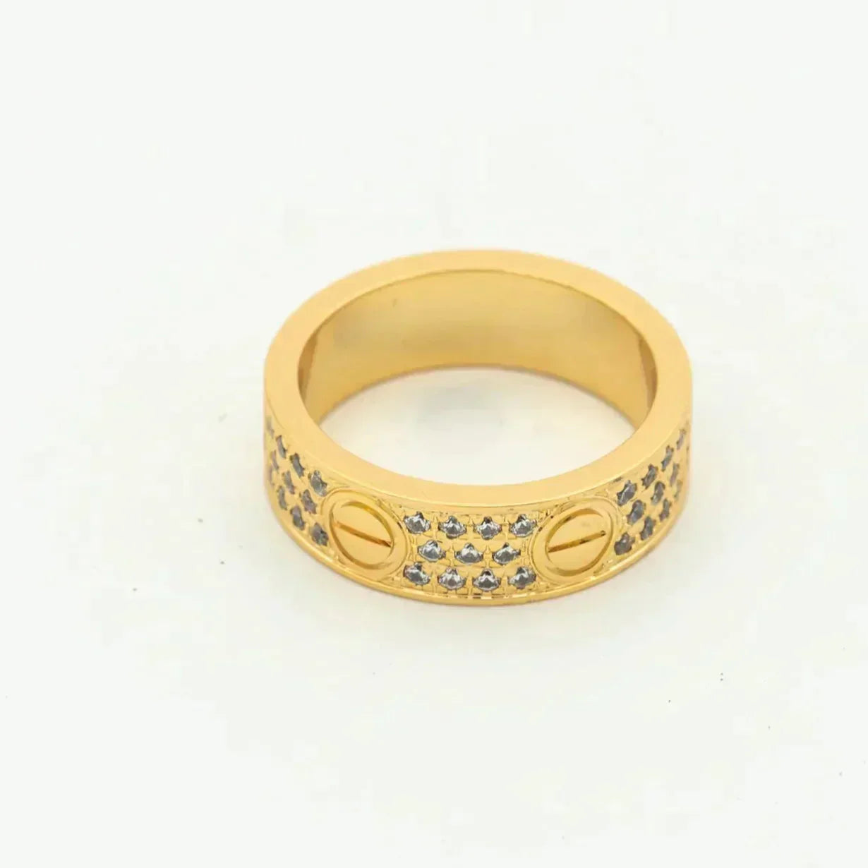 [BloomBling]LOVE RING 5.5MM DIAMONDS PAVED