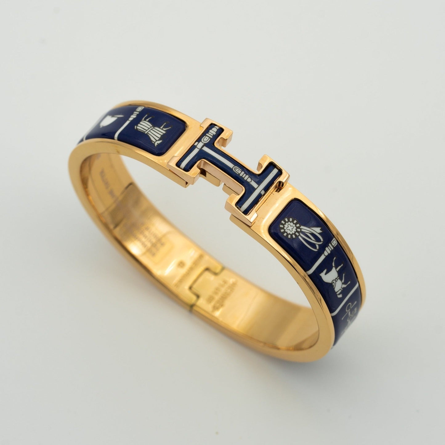 [BloomBling]H BRACELET BLUE CERAMIC