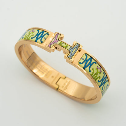 [BloomBling]H BRACELET BEIGE MULTICOLOR
