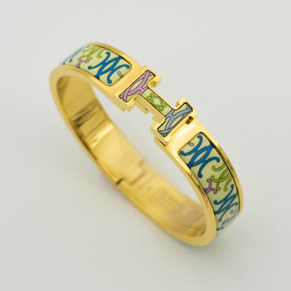 [BloomBling]H BRACELET BEIGE MULTICOLOR