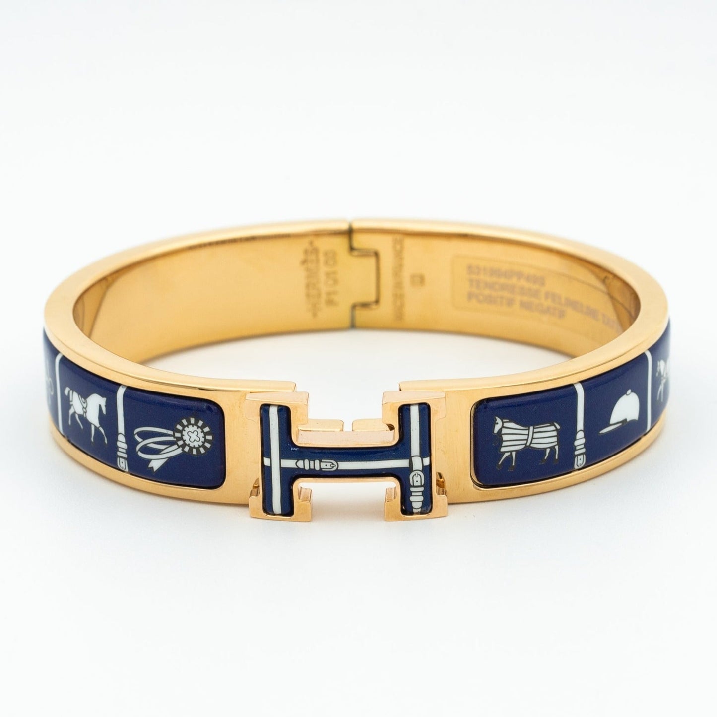 [BloomBling]H BRACELET BLUE CERAMIC