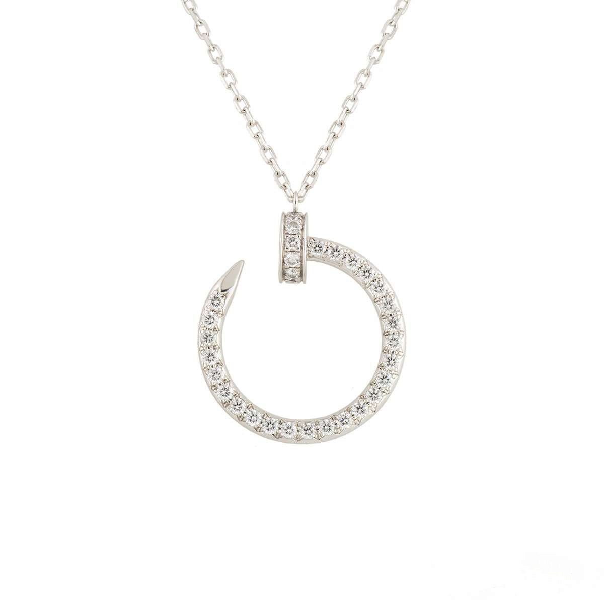 [BloomBling]JUSTE NECKLACE SILVER DIAMONDS