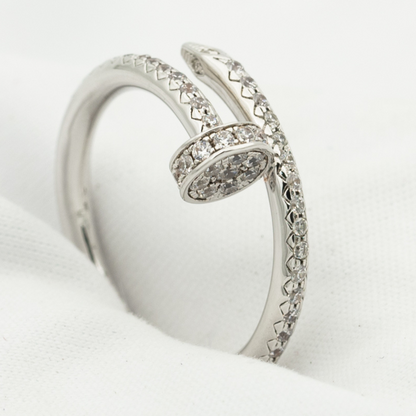[BloomBling]JUSTE RING 1.8MM SILVER DIAMONDS