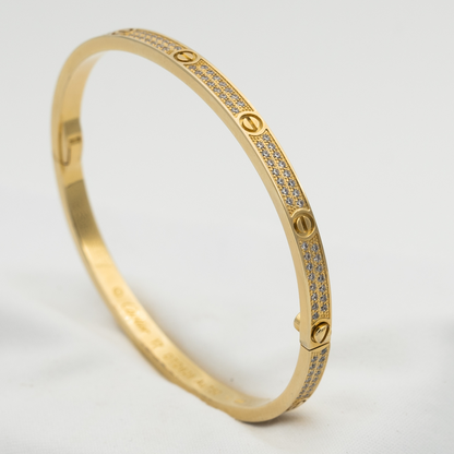 [BloomBling]LOVE BRACELET 3.65MM DIAMOND-PAVED