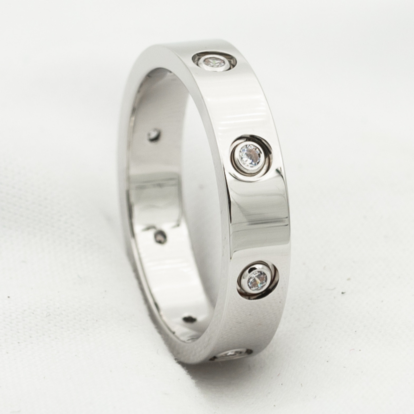 [BloomBling]LOVE RING 3.6MM 8 DIAMONDS