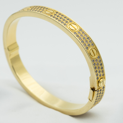 [BloomBling]LOVE BRACELET 6.1MM DIAMOND-PAVED