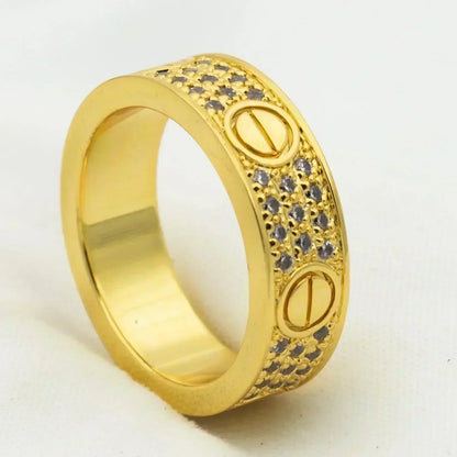 [BloomBling]LOVE RING 5.5MM DIAMONDS PAVED