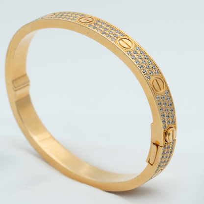 [BloomBling]LOVE BRACELET 6.1MM DIAMOND-PAVED