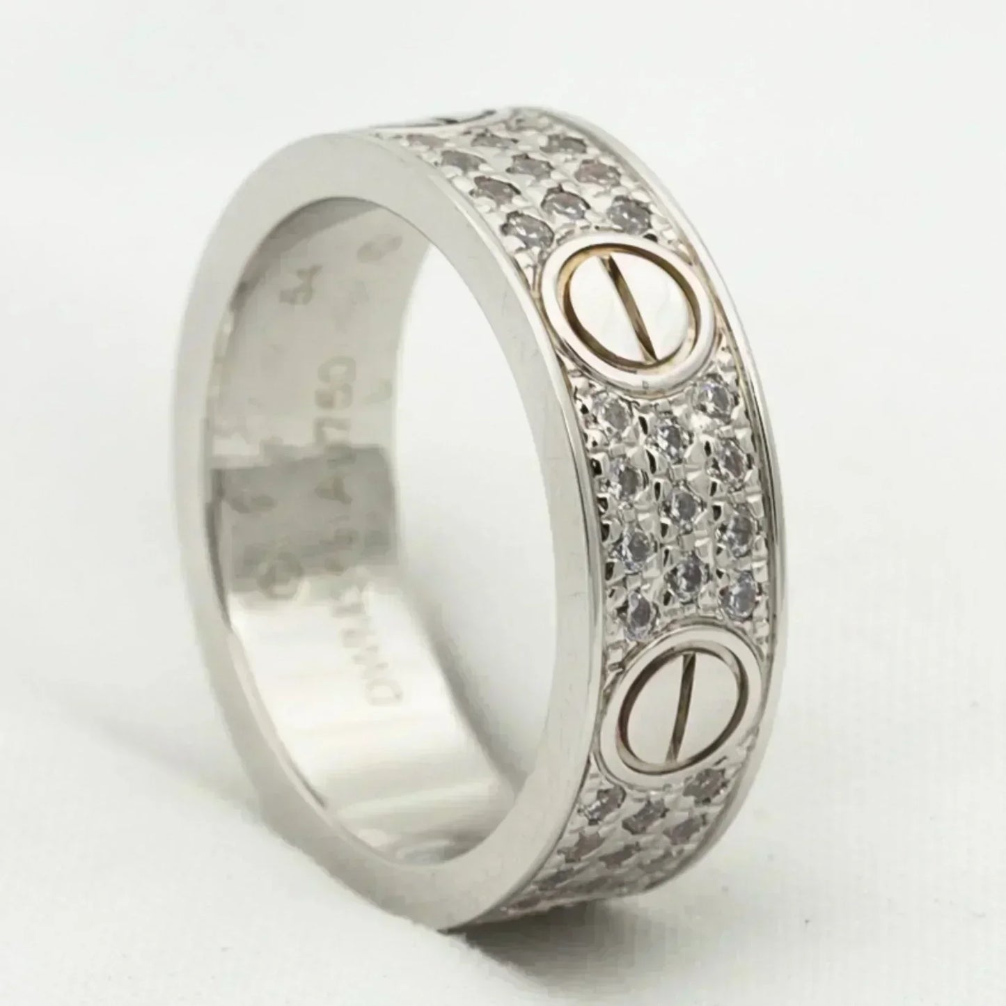 [BloomBling]LOVE RING 5.5MM DIAMONDS PAVED