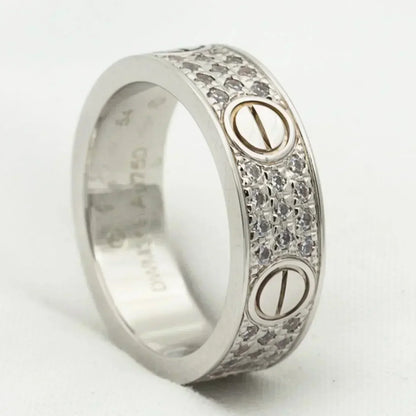 [BloomBling]LOVE RING 5.5MM DIAMONDS PAVED
