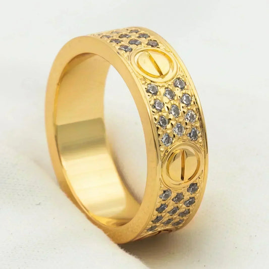 [BloomBling]LOVE RING 5.5MM DIAMONDS PAVED