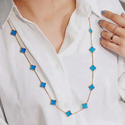 [BloomBling]CLOVER 20 MOTIFS TURQUOISE GOLD