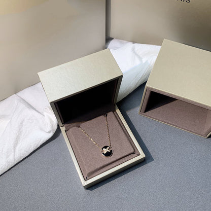 [BloomBling]JEUX DE PINK GOLD DIAMOND NECKLACE