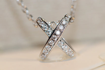 [BloomBling]JEUX DE DIAMOND NECKLACE