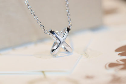 [BloomBling]JEUX DE DIAMOND NECKLACE