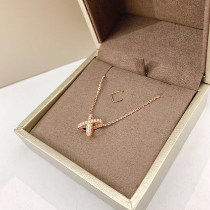 [BloomBling]JEUX DE DIAMOND NECKLACE