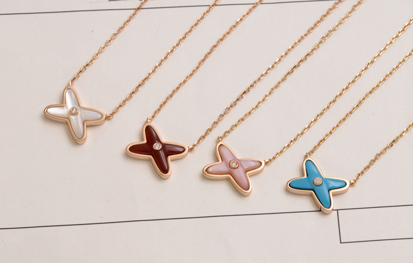 [BloomBling]JEUX DE NECKLACE 1 DIAMOND