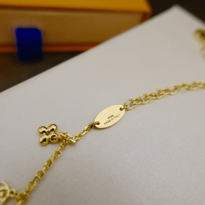 [BloomBling]BLOOMING SUPPLE NECKLACE BRASS