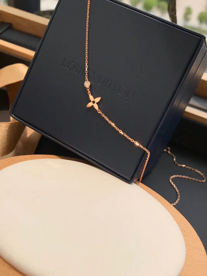 [BloomBling]BLOSSOM PENDANT PINK GOLD AND DIAMOND