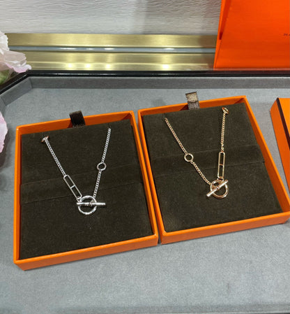 [BloomBling]HM STERLING CHAINE D'ANCRE HEART
