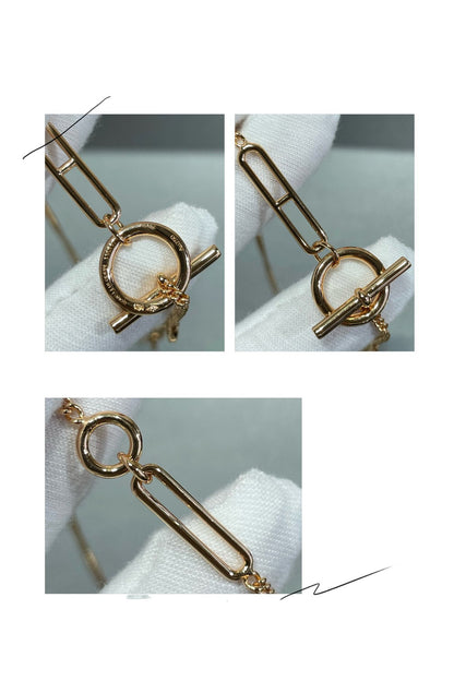 [BloomBling]HM STERLING CHAINE D'ANCRE HEART