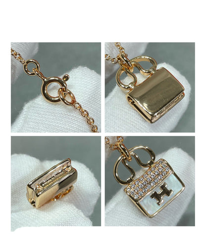 [BloomBling]H CIRCE MOISSANITE PENDANT NECKLACE GOLD