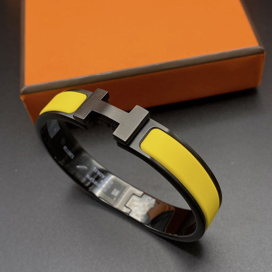[BloomBling]CLIC HM SO BLACK YELLOW BRACELET
