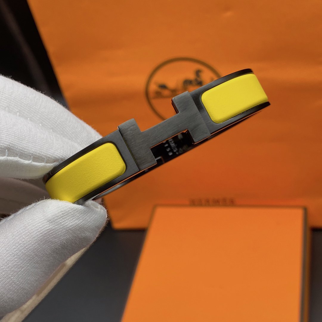 [BloomBling]CLIC HM SO BLACK YELLOW BRACELET