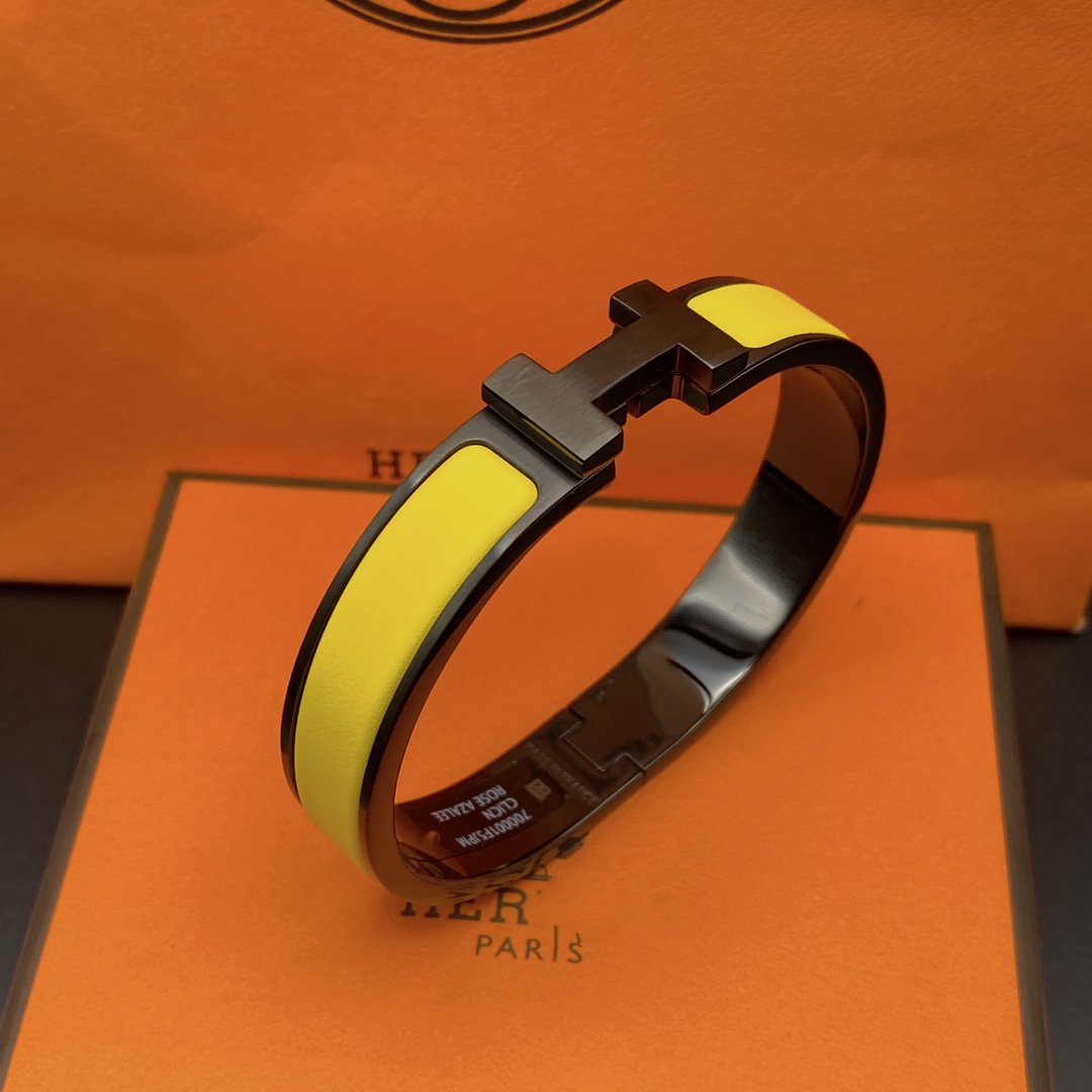 [BloomBling]CLIC HM SO BLACK YELLOW BRACELET
