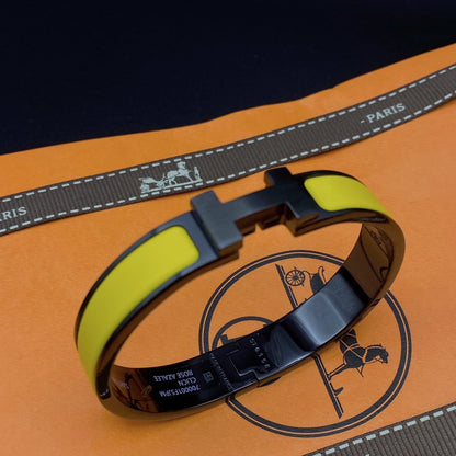 [BloomBling]CLIC HM SO BLACK YELLOW BRACELET