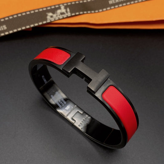 [BloomBling]CLIC HM SO BLACK RED BRACELET