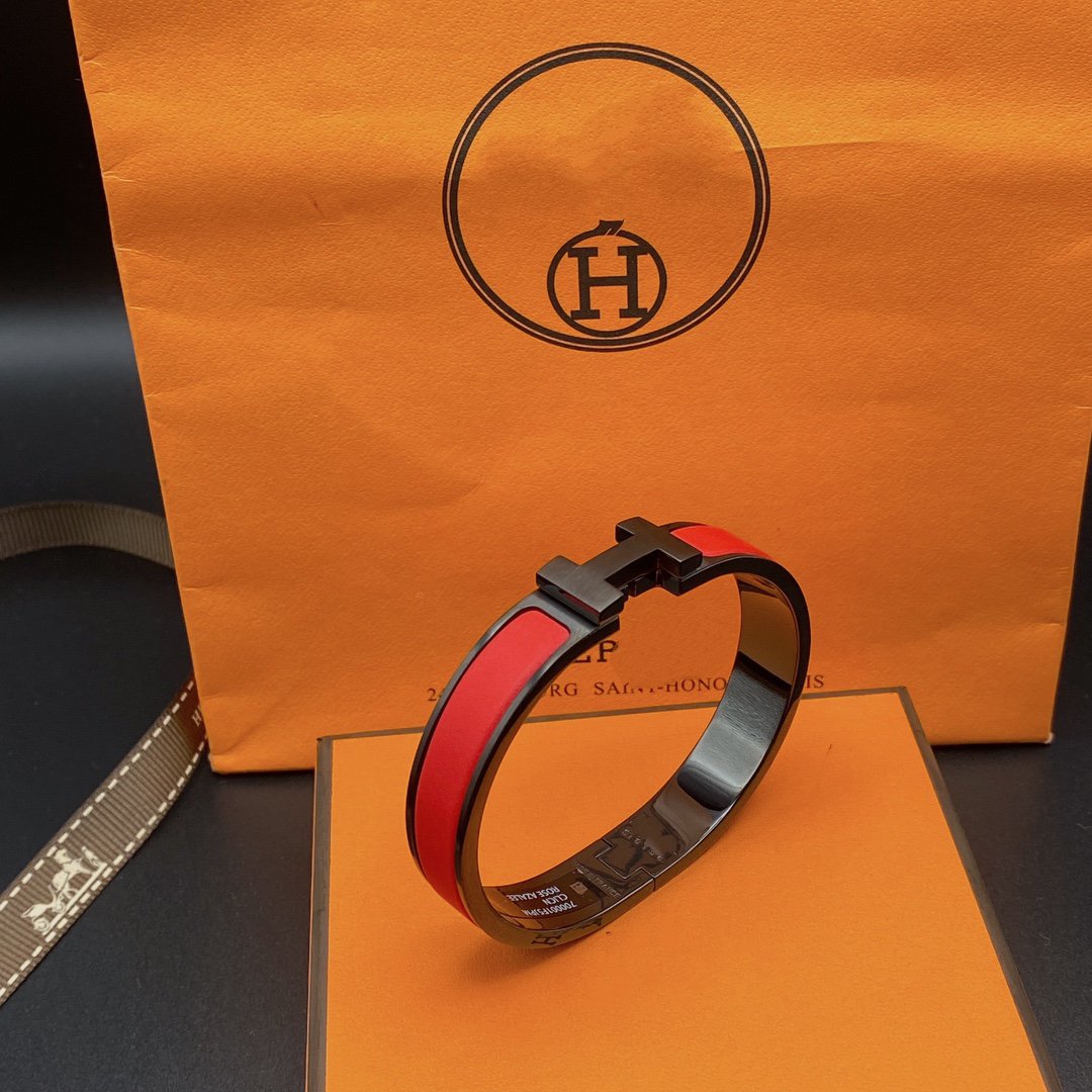 [BloomBling]CLIC HM SO BLACK RED BRACELET