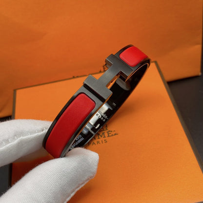 [BloomBling]CLIC HM SO BLACK RED BRACELET