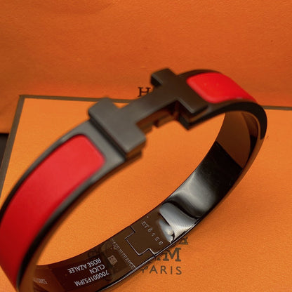 [BloomBling]CLIC HM SO BLACK RED BRACELET