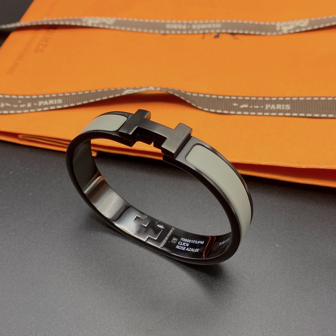 [BloomBling]CLIC HM SO BLACK GREY BRACELET