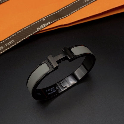 [BloomBling]CLIC HM SO BLACK GREY BRACELET