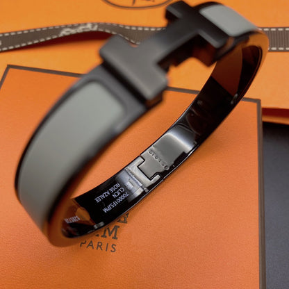 [BloomBling]CLIC HM SO BLACK GREY BRACELET